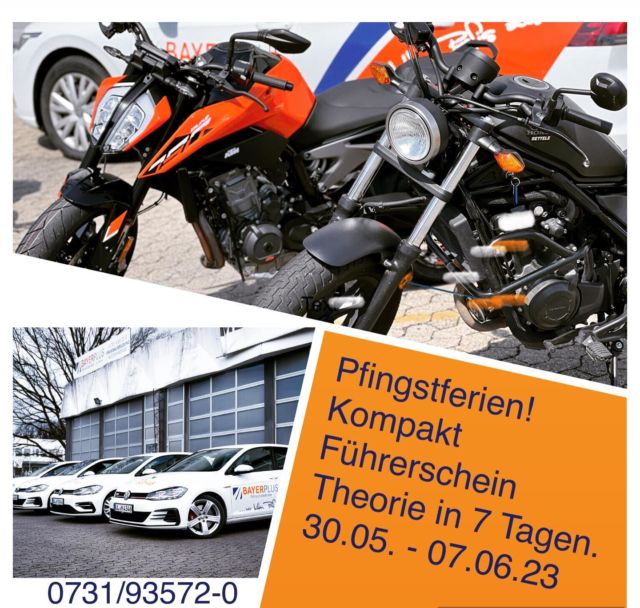Du möchtest deine Führerschein Theorie Unterrichte am Stück besuchen? Hast keine Lust auf Abendunterricht?  Dann ist das vielleicht für dich die Lösung. Unterricht an 7 Vormittagen. Nähere Infos unter 0731/93572-0 . Gerne vereinbaren wir einen persönlichen Beratungstermin und wir planen gemeinsam deine Führerschein Ausbildung. #führerschein  #autofahren  #motorradfahren  #mobilsein #kompakt  #mitplanzumziel #freundlich #inulmundumulmundumulmherum